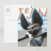 Reuzenvleermuis Briefkaart (Voorkant / Achterkant)