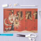 Reuzenweefsel van de kerstman tissuepapier (Craft)