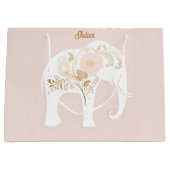 reuzenwitte olifant groot cadeauzakje (Voorkant)