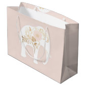 reuzenwitte olifant groot cadeauzakje (Achterkant Gekanteld)