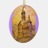 reuzenzandkasteel keramisch ornament (Rechts)