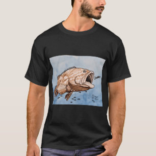 Reuzenzeebaars slok t-shirt