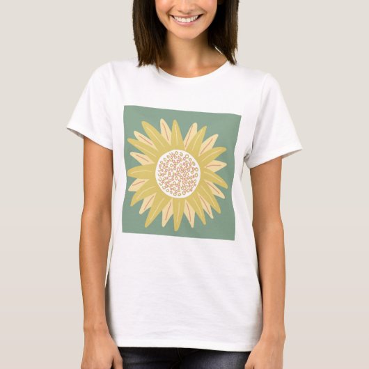 Reuzenzonnebloem T-shirt (Voorkant)