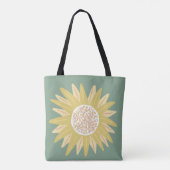 Reuzenzonnebloem Tote Bag (Achterkant)
