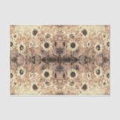 reuzenzonnebloemen Geel Sepia Abstract Tissuepapier (Voorkant)