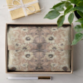 reuzenzonnebloemen Geel Sepia Abstract Tissuepapier (Geschenk)