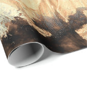 reuzenzonnebloemen Gekleurd in Rustic Vignette Cadeaupapier (Rol Hoek)