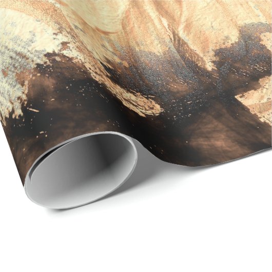  reuzenzonnebloemen Gekleurd in Rustic Vignette Cadeaupapier (Rol Hoek)