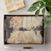 reuzenzonnebloemen Gekleurd in Rustic Vignette Tissuepapier (Geschenk)