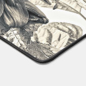 Reuzenzonnebloemen Sepia Art Bureaumat (Hoek)