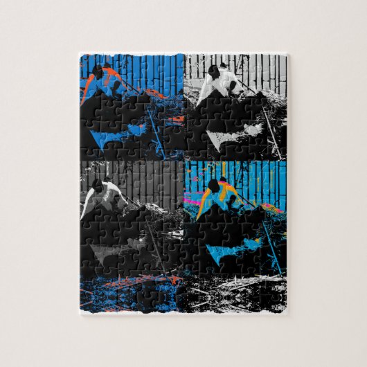 Reuzepanda Meerdere Panelen Modern Kunst Design Legpuzzel (Verticaal)