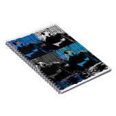 Reuzepanda Meerdere Panelen Modern Kunst Design Notitieboek (Rechterzijde)
