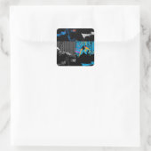 Reuzepanda Meerdere Panelen Modern Kunst Design Vierkante Sticker (Tas)