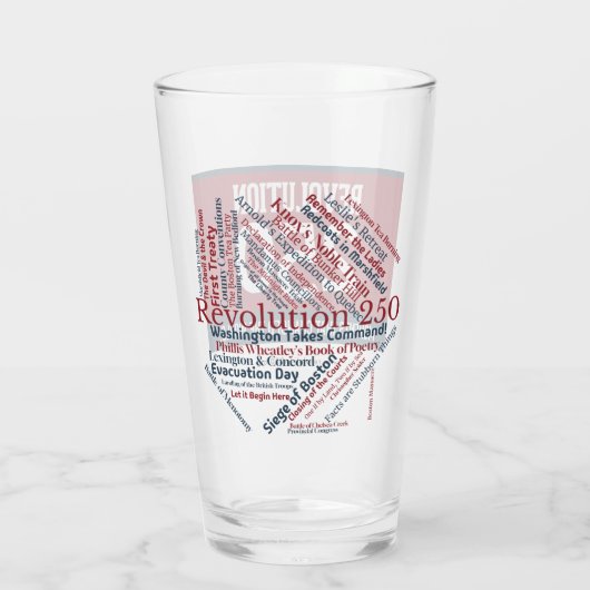Rev250 Logo & Word Cloud - Kleur Glas (Achterkant)