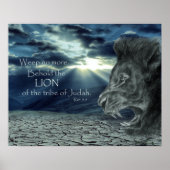 Rev 5:5 Behold de lion Poster (Voorkant)