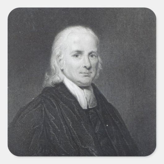 Rev Friedrich Schwartz Vierkante Sticker (Voorkant)