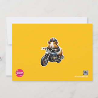 Rev je motoren - het is feest tijd uitnodiging! kaart