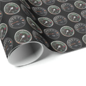 Rev-teller van auto's met luchtkoeling 911 en 356 cadeaupapier (Rol Hoek)