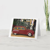 REV UP EN HEBBEN EEN CRUSIN 'KERSTMIS FEESTDAGEN KAART (Voorkant)