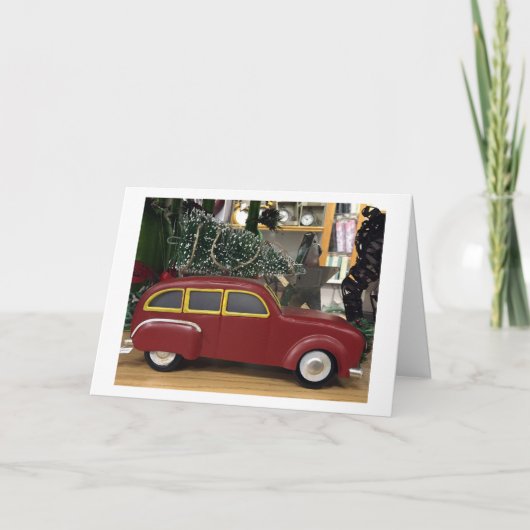 REV UP EN HEBBEN EEN CRUSIN 'KERSTMIS FEESTDAGEN KAART (Voorkant)