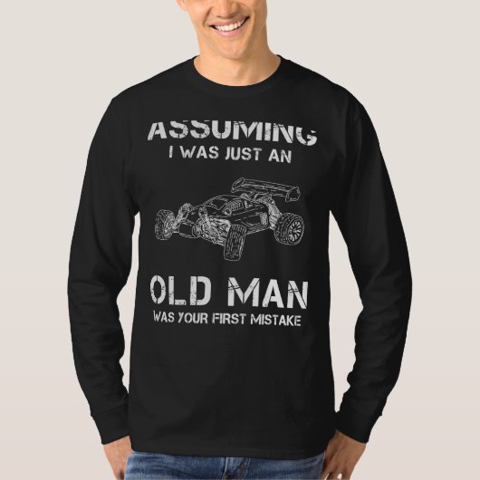 Rev Up Laughs: RC-Racing T-shirt dat de Humor vers (Voorkant)
