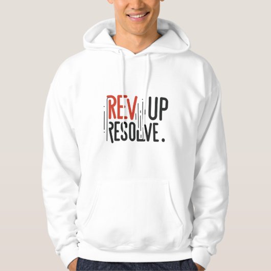 Rev-up oplossen hoodie (Voorkant)