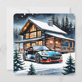 Rev Up voor de Feestdagen: JDM Edition Kerst Feestdagenkaart