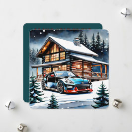 Rev Up voor de Feestdagen: JDM Edition Kerst Feestdagenkaart