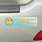 Rev uw motor luider Bumpersticker (Op auto)