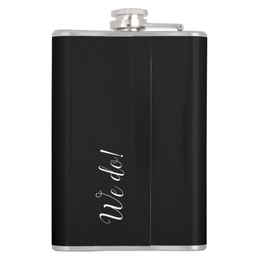 Revallyna Script Minimalist BRIDAL PARTY GIFT Heupfles (Achterkant)