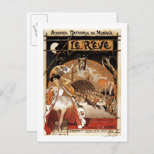 Reve Ballet Performance Opera House Briefkaart (Voorkant / Achterkant)