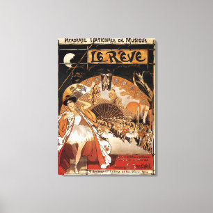 Reve Ballet Performance Opera House Canvas Afdruk