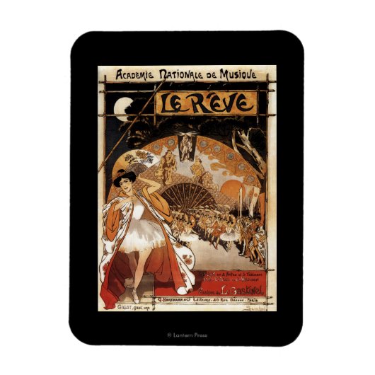 Reve Ballet Performance Opera House Magneet (Verticaal)