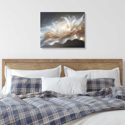 Revealed Crystal Bloom Canvas Afdruk (Insitu (Slaapkamer))