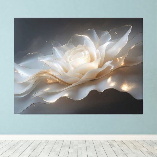 Revealed Crystal Bloom Canvas Afdruk (Insitu (Houten vloer))