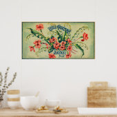 Reveil de Printemps Soap LabelParis, Frankrijk Poster (Keuken)