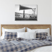 Reveille - Marinetraining, Seattle (ca 1917) Canvas Afdruk (Insitu (Slaapkamer))