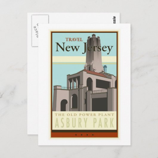 Revel New Jersey Briefkaart (Voorkant / Achterkant)