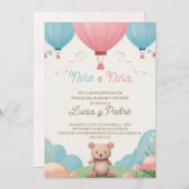 Revelación de Genero - Spaanse Genderonthulling Kaart (Voorkant / Achterkant)