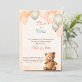 Revelación de Genero - Spaanse Genderonthulling Kaart (Staand voorkant)