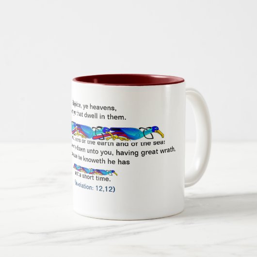 Revelatie: 12,12 Koffie-Mok Tweekleurige Koffiemok (Voorkant rechts)