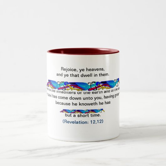 Revelatie: 12,12 Koffie-Mok Tweekleurige Koffiemok (Center)