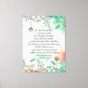 Revelatie 21:34 canvas afdruk