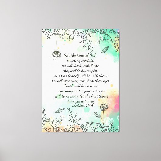 Revelatie 21:34 canvas afdruk (Voorkant)