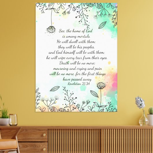 Revelatie 21:34 canvas afdruk (Insitu (Woonkamer))