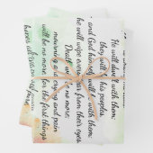 Revelatie 21:34 inpakpapier vel (In situ)