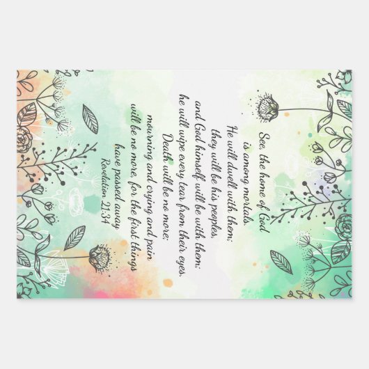 Revelatie 21:34 inpakpapier vel (Voorkant)