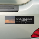 Revelatie 21:4 bumpersticker (Op auto)