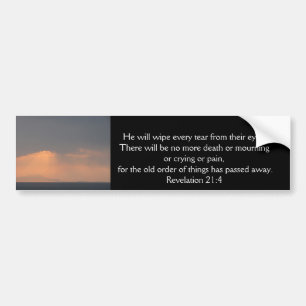 Revelatie 21:4 bumpersticker