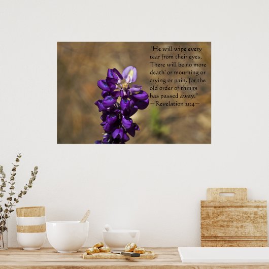 Revelatie 21:4 poster (Keuken)